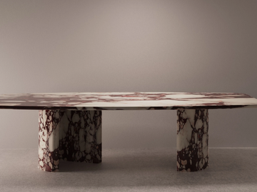 C&C - Calacatta Viola marble dining table by Greenapple - view 3