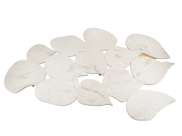 INFINITY - Low Calacatta marble coffee table by Greenapple - view 3