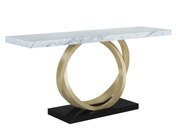 TURIM - Rectangular Calacatta marble console table by Greenapple - view 3