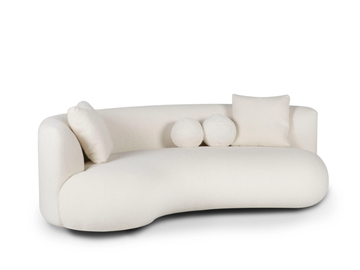 TWINS - Curved fabric sofa by Greenapple - view 2