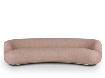 TWINS - Curved 4 seater fabric sofa by Greenapple - view 3