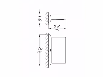 ALLURE BRILLIANT - Soap dish / bathroom wall shelf by Grohe - view 3