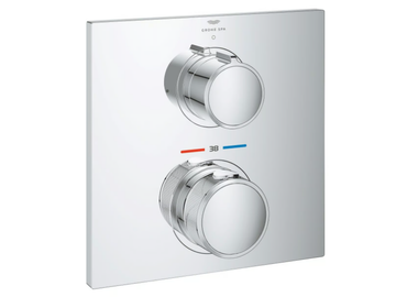 ALLURE NEW - Thermostatic shower mixer with plate by Grohe - view 2