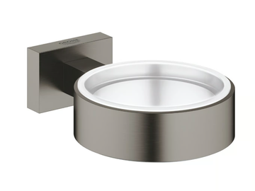 ESSENTIALS CUBE - Wall-mounted metal soap dish by Grohe - view 3