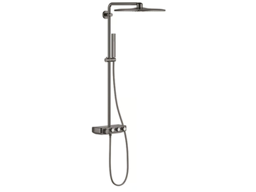 EUPHORIA SMARTCONTROL SYSTEM 310 CUBE - Wall-mounted thermostatic shower panel by Grohe - view 3