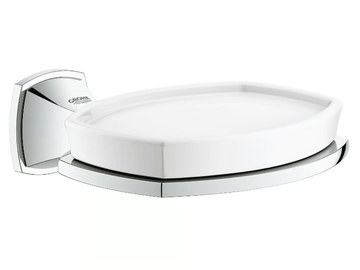 GRANDERA™ - Wall-mounted ceramic soap dish by Grohe - view 2