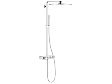 EUPHORIA SMARTCONTROL SYSTEM 310 CUBE - Wall-mounted thermostatic shower panel by Grohe - view 2
