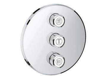 GROHTHERM SMARTCONTROL - Shower tap with plate by Grohe - view 2