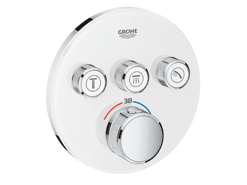 GROHTHERM SMARTCONTROL - Thermostatic shower mixer with plate by Grohe - view 2