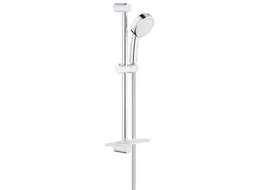 TEMPESTA COSMOPOLITAN 100 - Shower wallbar with hand shower with hose with soap dish by Grohe - view 2
