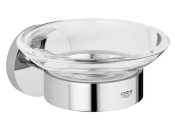 ESSENTIALS - Wall-mounted glass soap dish by Grohe - view 2