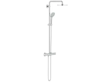 EUPHORIA SYSTEM 210 - Wall-mounted thermostatic shower panel with overhead shower by Grohe - view 2