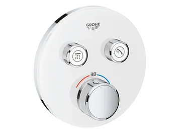 GROHTHERM SMARTCONTROL 29151LS0 - Thermostatic shower mixer with plate by Grohe - view 2