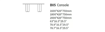 BOLD - Rectangular console table by HC28 - view 3