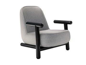 BOLD - Fabric armchair with armrests by HC28 - view 2