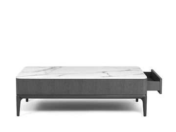 ERIKA - Low wooden coffee table with storage space by HC28 - view 3