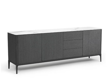 ERIKA - Wooden sideboard with doors by HC28 - view 3