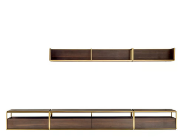 FOND - TV cabinet with shelves by HC28 - view 3