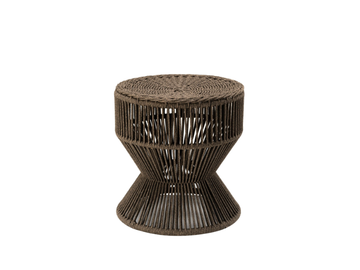 DUDU - Round rope side table by HC28 - view 3