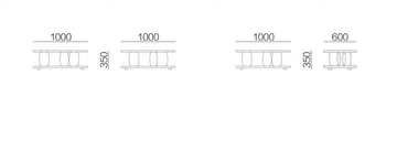 ROCCO - Rectangular coffee table by HC28 - view 3