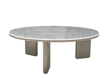 OASIS - Round marble coffee table by HC28 - view 2