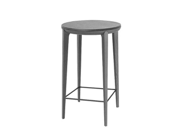 ERIKA - Round Calacatta marble high table by HC28 - view 3