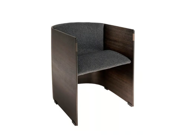 WATER - Upholstered chair with armrests by HC28 - view 2