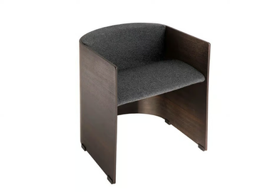WATER - Upholstered chair with armrests by HC28 - view 3