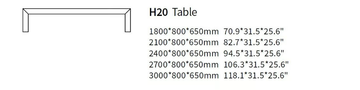 WIND - Wood veneer coffee table for living room by HC28 - view 3