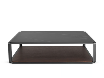 ANGLE - Low coffee table with storage space by HC28 - view 2