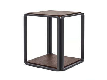 ANGLE - Square side table with storage space by HC28 - view 3