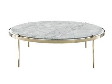 CRI - Round marble coffee table by HC28 - view 2