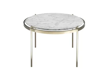 CRI - Round marble side table by HC28 - view 2