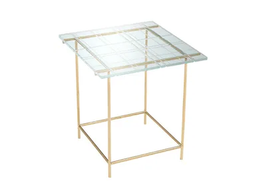 GRASSI - Square glass side table by HC28 - view 2