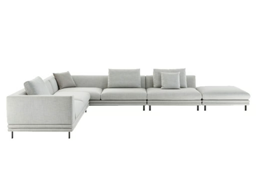 MICHEL - Corner sectional 5 seater sofa by HC28 - view 2