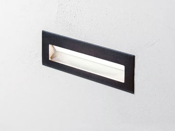KENTIA - LED wall-mounted outdoor stainless steel steplight by HER - view 2