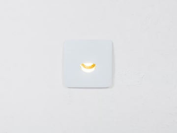 LIT C - LED wall-mounted outdoor stainless steel steplight by HER - view 2