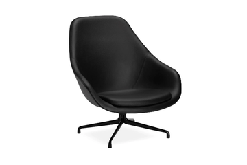 ABOUT A LOUNGE CHAIR AAL91 - Swivel armchair with armrests with 4-spoke base by Hay - view 3