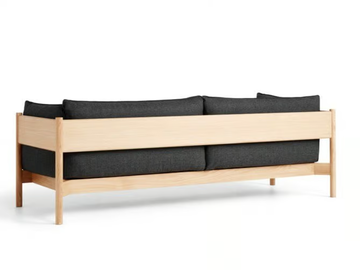 ARBOUR - OILED WAXED OAK - 3 seater fabric sofa by Hay - view 3