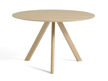 COPENHAGUE CPH 20 ROUND - Round wood veneer table by Hay - view 2