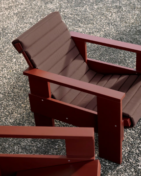 CRATE - Solid-color outdoor chair cushion by Hay - view 3
