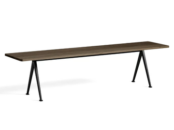 PYRAMID 12 - Steel and wood bench by Hay - view 3