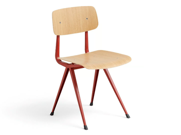 RESULT - Steel and wood chair by Hay - view 2