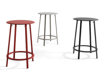 REVOLVER - Steel high table by Hay - view 2