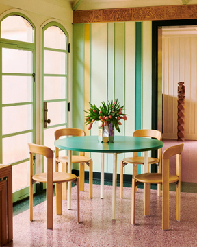 TWO COLOR - Round MDF table by Hay - view 3