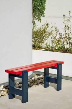WEEKDAY - Pine garden bench by Hay - view 3