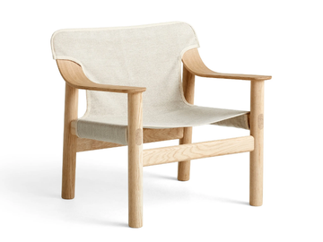 BERNARD CANVAS - Canvas easy chair with armrests by Hay - view 2
