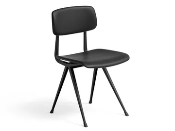 RESULT - Upholstered leather chair by Hay - view 2