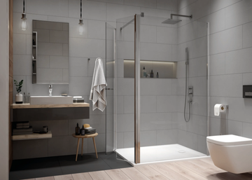 ALARIS PRO - Corner rectangular glass shower cabin by Hoesch - view 3