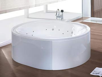 ERGO+ - Hydromassage oval freestanding acrylic bathtub by Hoesch - view 2